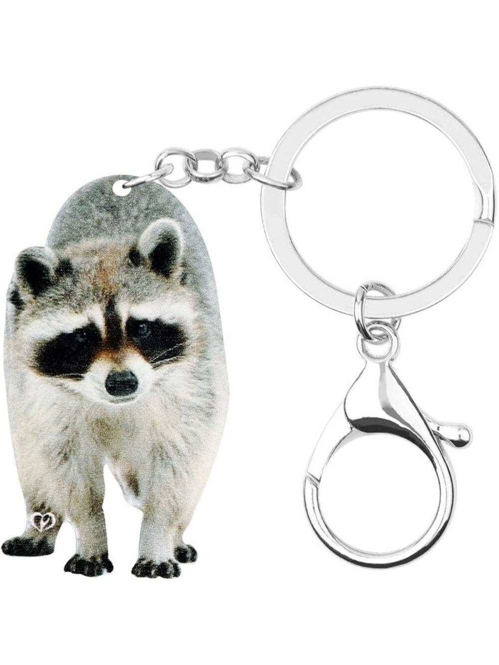 Jungle Animal Funny Brown Decoration Handbag Purse Car Charms Keychains Rings